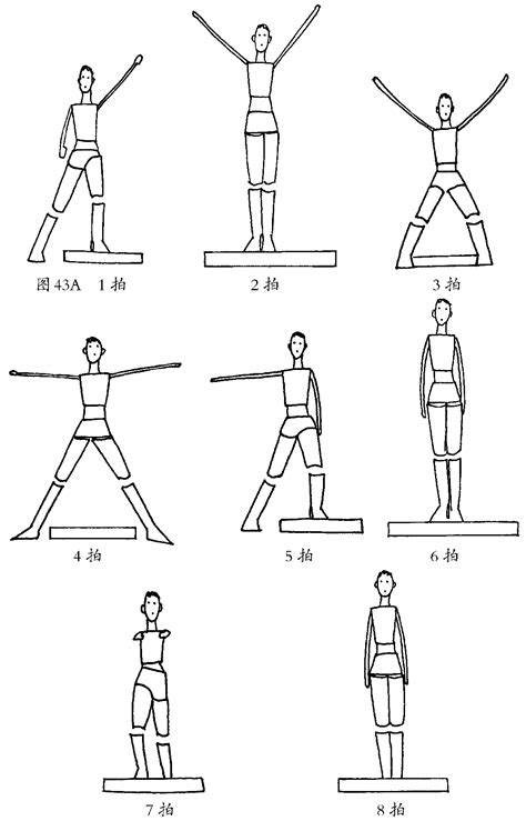 健美操直角支撑动作